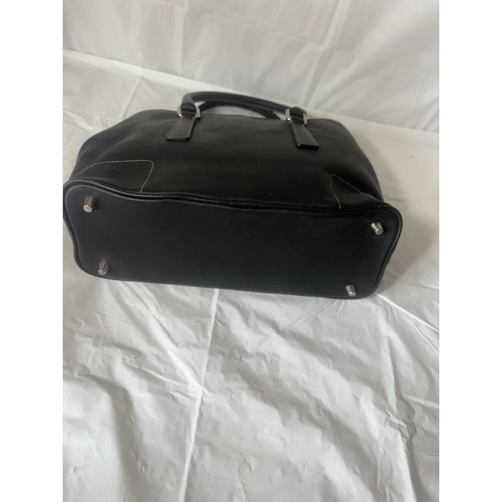 Coach Vintage Coach Hamptons Satchel doctor bag glove-tanned leather 7755 black - Picture 7 of 16